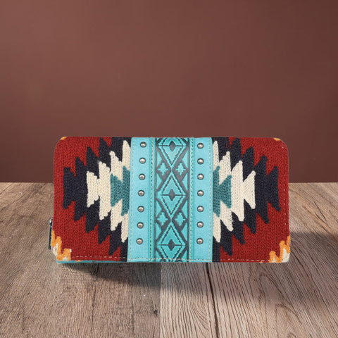 Montana West Aztec Tapestry Wallet