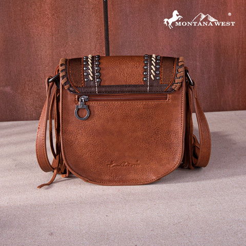 Montana West Fringe Concho Crossbody