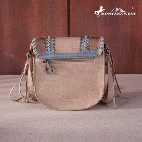 Montana West Fringe Concho Crossbody