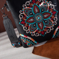 Montana West Floral Embroidered Crossbody Bag