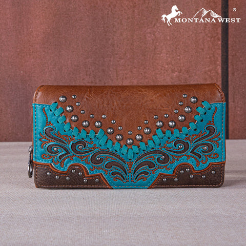 Montana West Embroidered Wallet