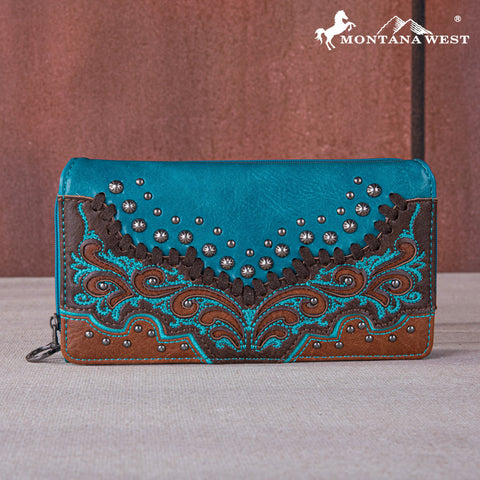 Montana West Embroidered Wallet