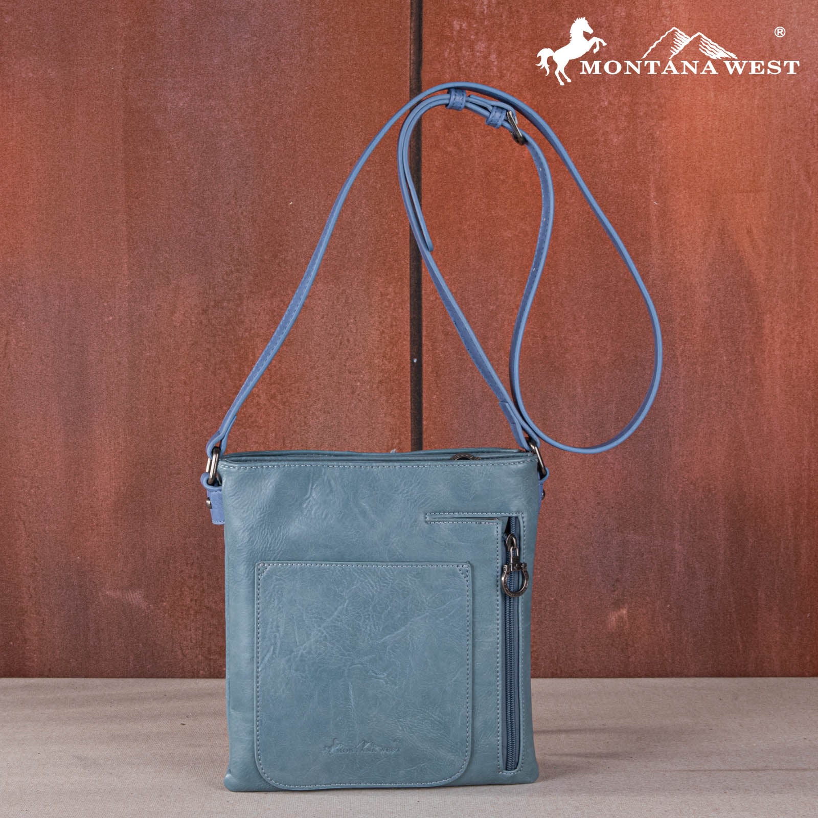 Montana West Fringe Studed Crossbody