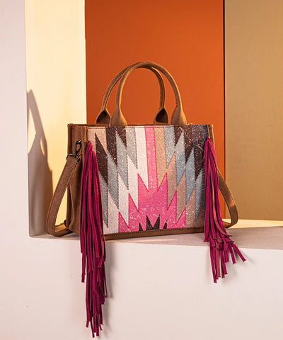 Montana_West_Southwestern_Fringe_Concealed_Carry_Tote_Hot pink