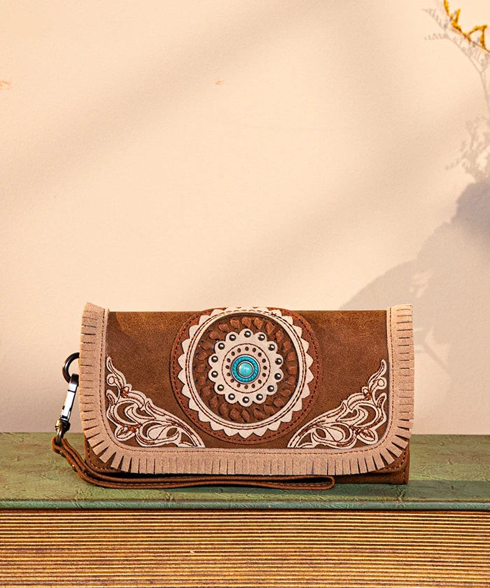 Montana West  Concho Cut-out Wristlet