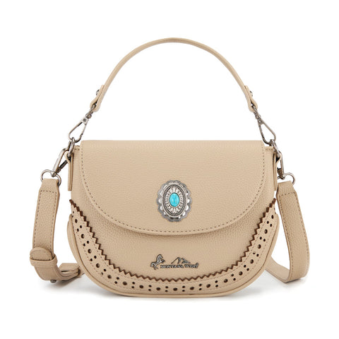 Montana West Turquoise Concho Saddle Crossbody