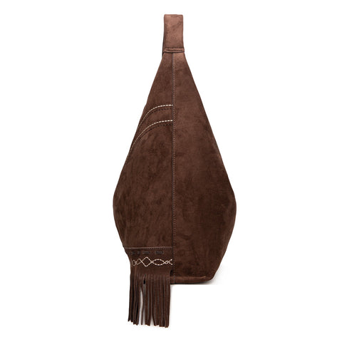 Montana West Boot Stitch Fringe Large Hobo Bag