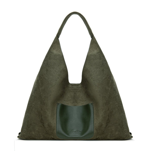 Montana West Boot Stitch Fringe Large Hobo Bag