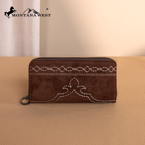 Montana West Boot Stitch Wallet
