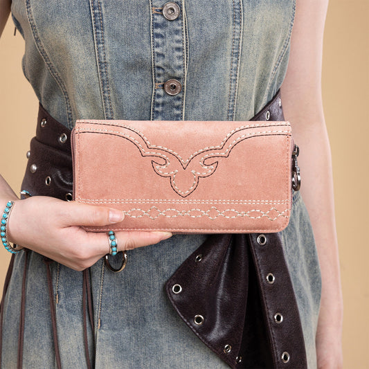 Montana West Boot Stitch Wallet