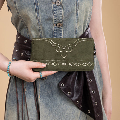 Montana West Boot Stitch Wallet