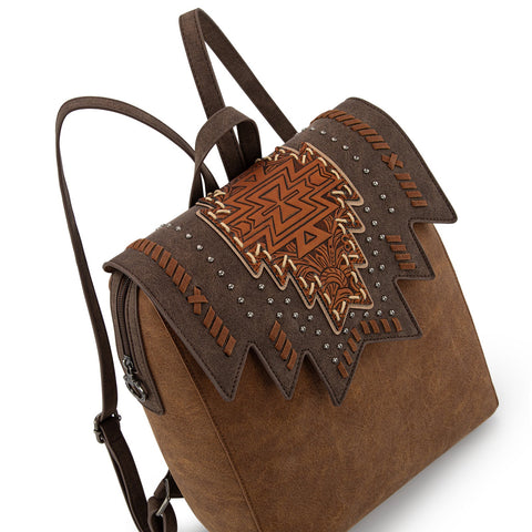 Montana West Tooled Aztec Backpack