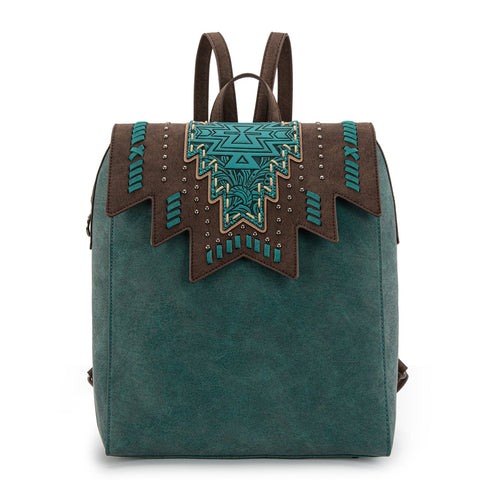 Montana West Tooled Aztec Backpack