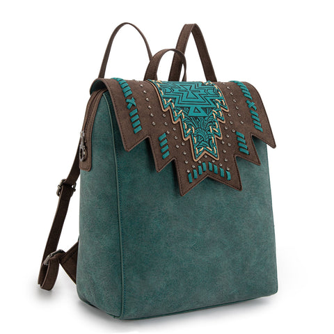 Montana West Tooled Aztec Backpack