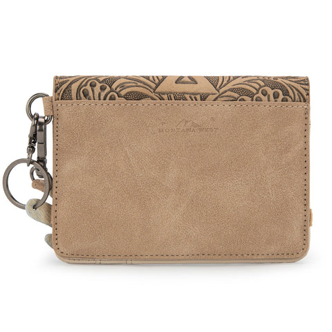 Montana West Tooled Aztec Collection Wrap Wallet