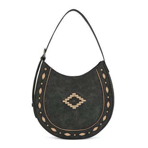 Montana West Western Aztec Cut-Out Hobo Shoulder Bag