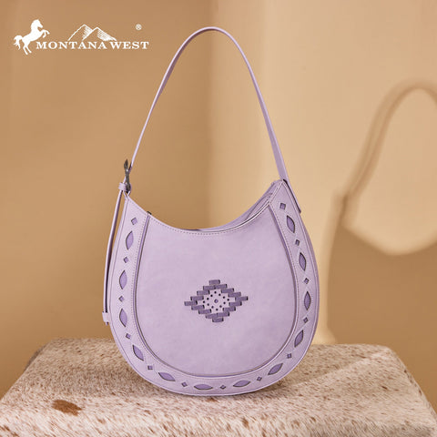 Montana West Western Aztec Cut-Out Hobo Shoulder Bag