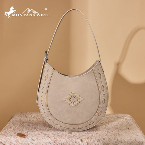Montana West Western Aztec Cut-Out Hobo Shoulder Bag