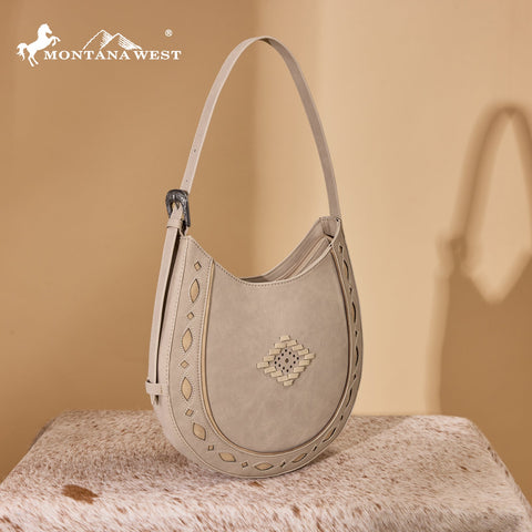 Montana West Western Aztec Cut-Out Hobo Shoulder Bag