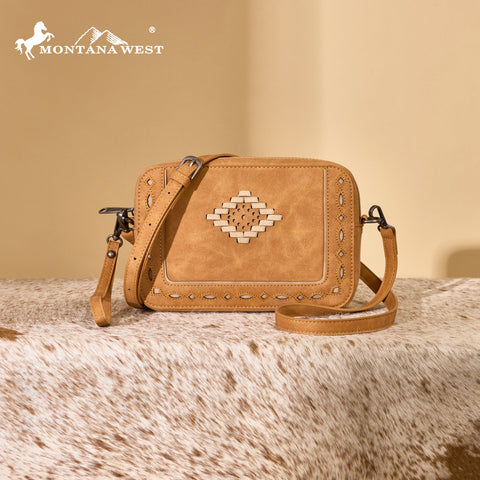 Montana West Western Aztec Cut-Out Crossbody Bag