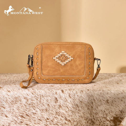 Montana West Western Aztec Cut-Out Crossbody Bag