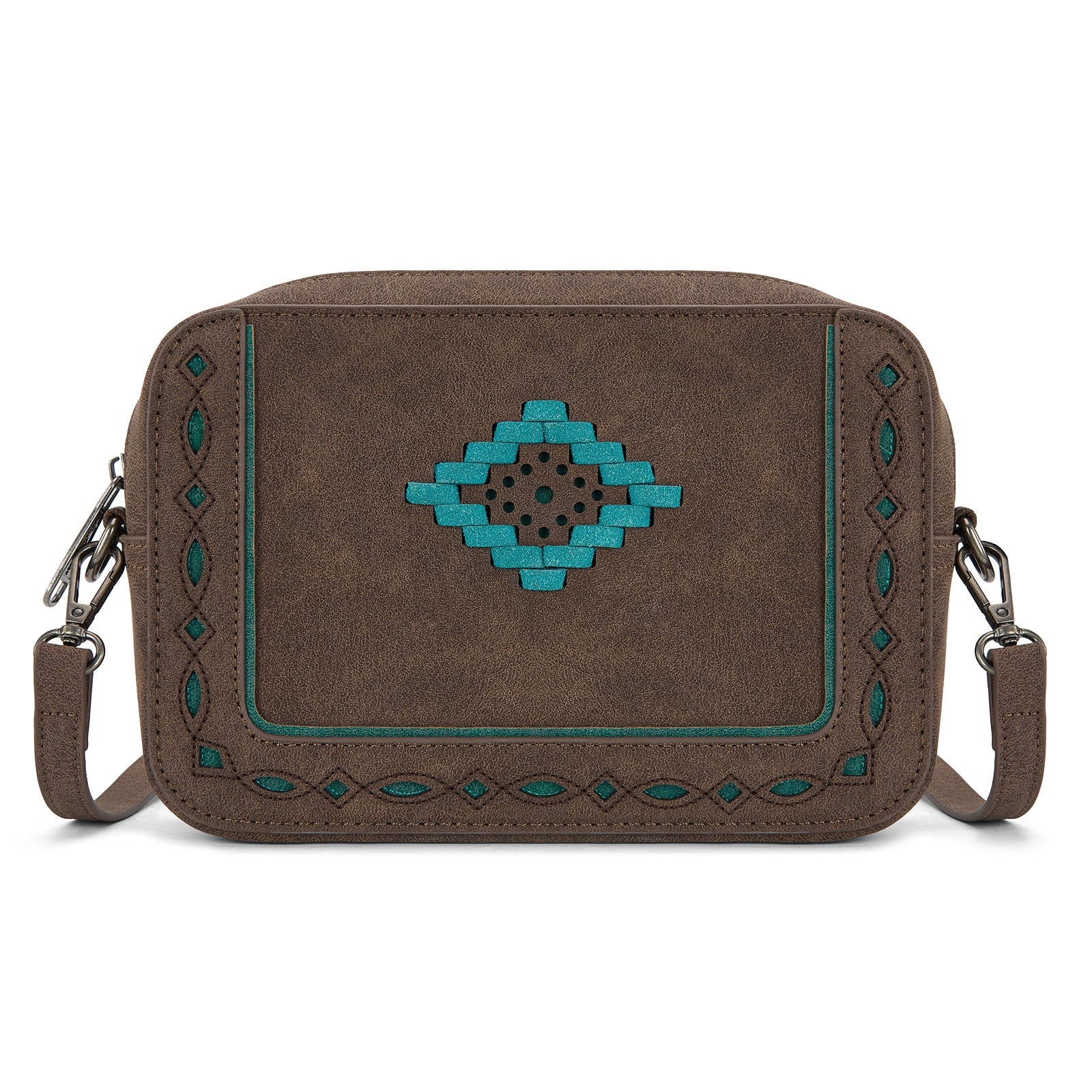 Montana West Western Aztec Cut-Out Crossbody Bag