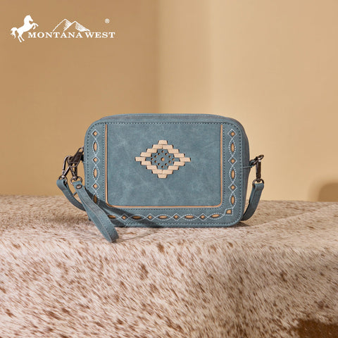 Montana West Western Aztec Cut-Out Crossbody Bag
