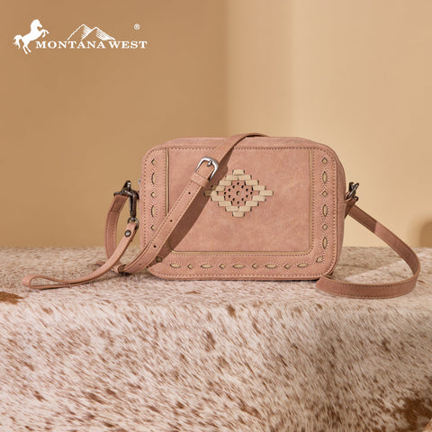 Montana West Western Aztec Cut-Out Crossbody Bag