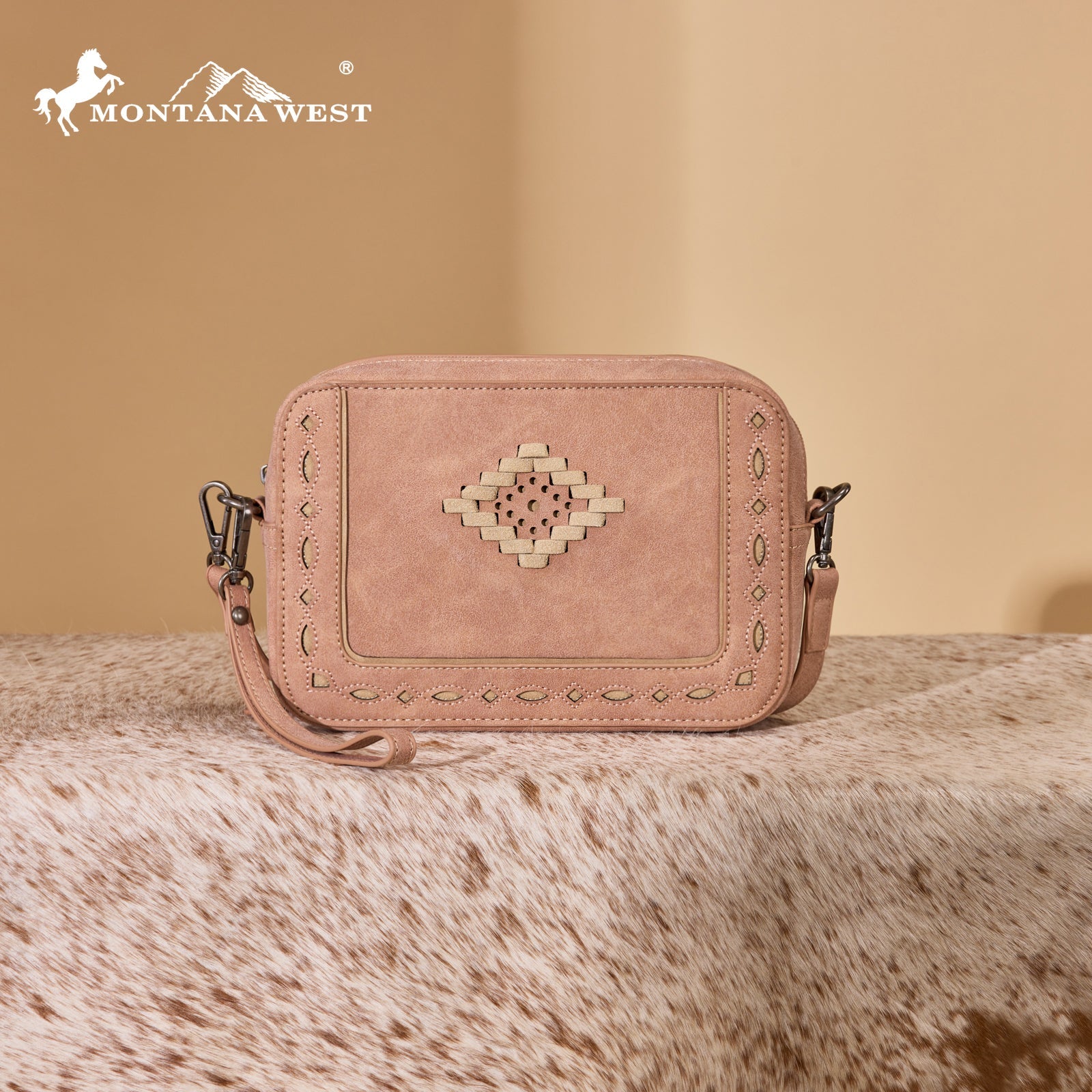 Montana West Western Aztec Cut-Out Crossbody Bag
