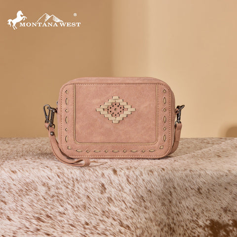 Montana West Western Aztec Cut-Out Crossbody Bag