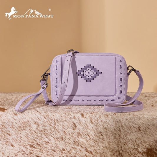 Montana West Western Aztec Cut-Out Crossbody Bag