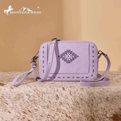 Montana West Western Aztec Cut-Out Crossbody Bag