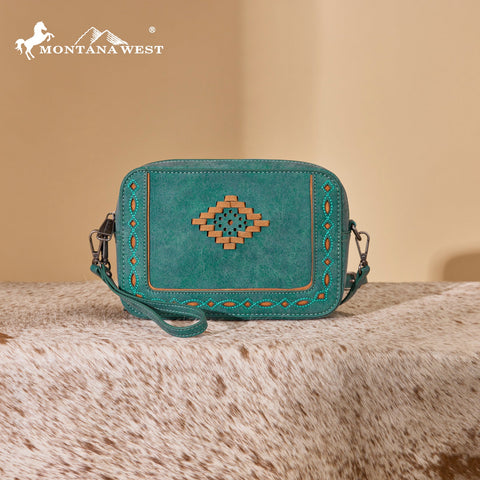 Montana West Western Aztec Cut-Out Crossbody Bag