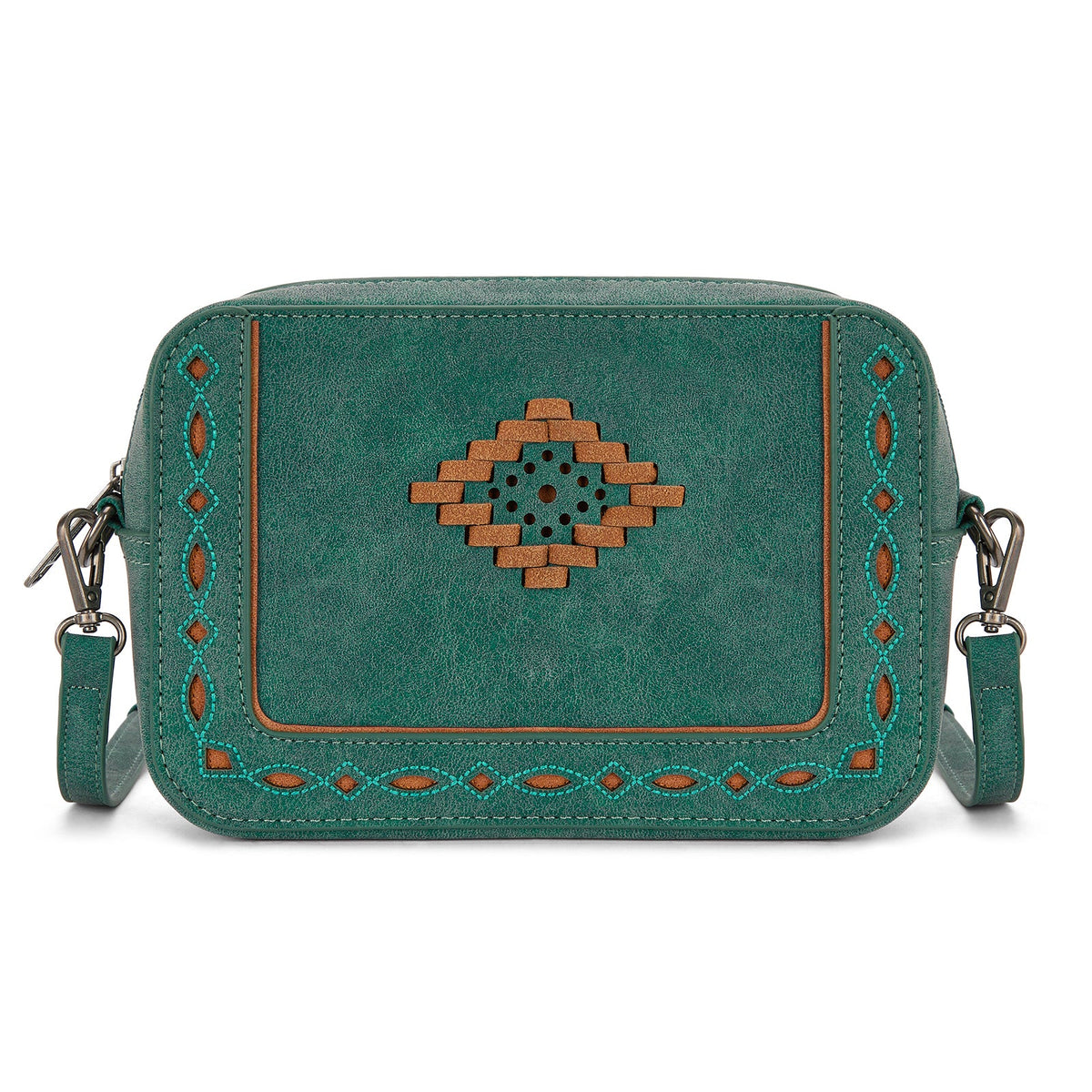Montana West Western Aztec Cut-Out Crossbody Bag