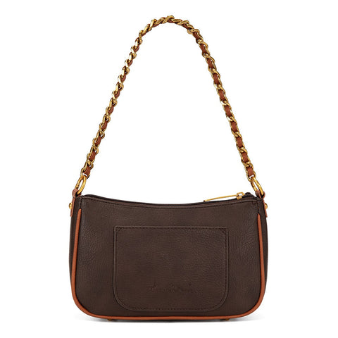 Montana West Tooled Floral Chain Shoulder Crossbody Bag