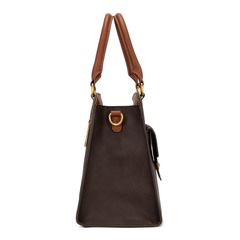 Montana West Western Tooled Floral Concealed Carry Satchel Bag/Crossbody