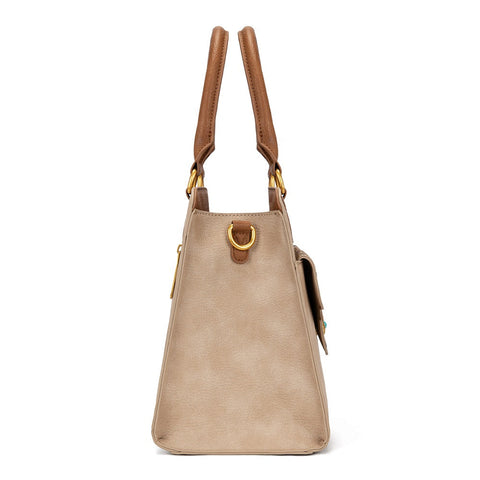 Montana West Western Tooled Floral Concealed Carry Satchel Bag/Crossbody