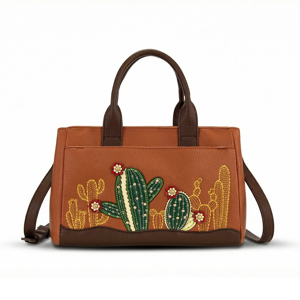 Montana West Cactus Embellished Crossbody Bag
