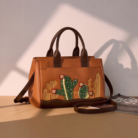 Montana West Cactus Embellished Crossbody Bag