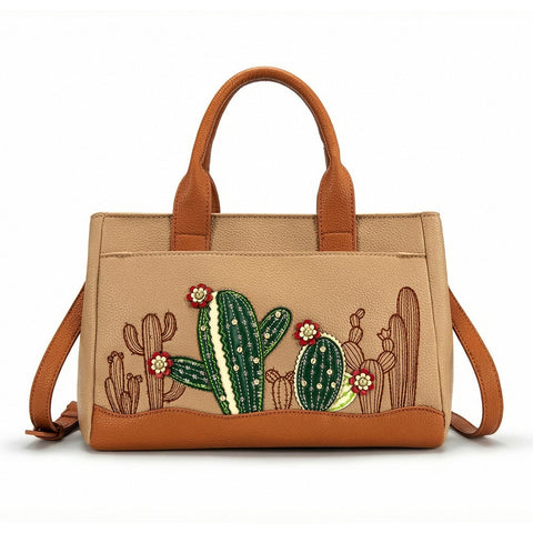 Montana West Cactus Embellished Crossbody Bag