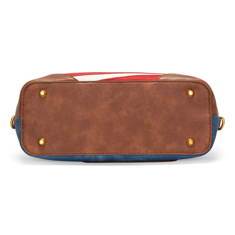 Montana West American Flag Braided Concealed Carry Tote Bag
