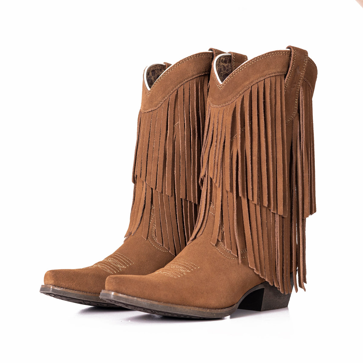 Montana West Women's Western Cowgirl Boots - Full Grain Leather, Snip Toe