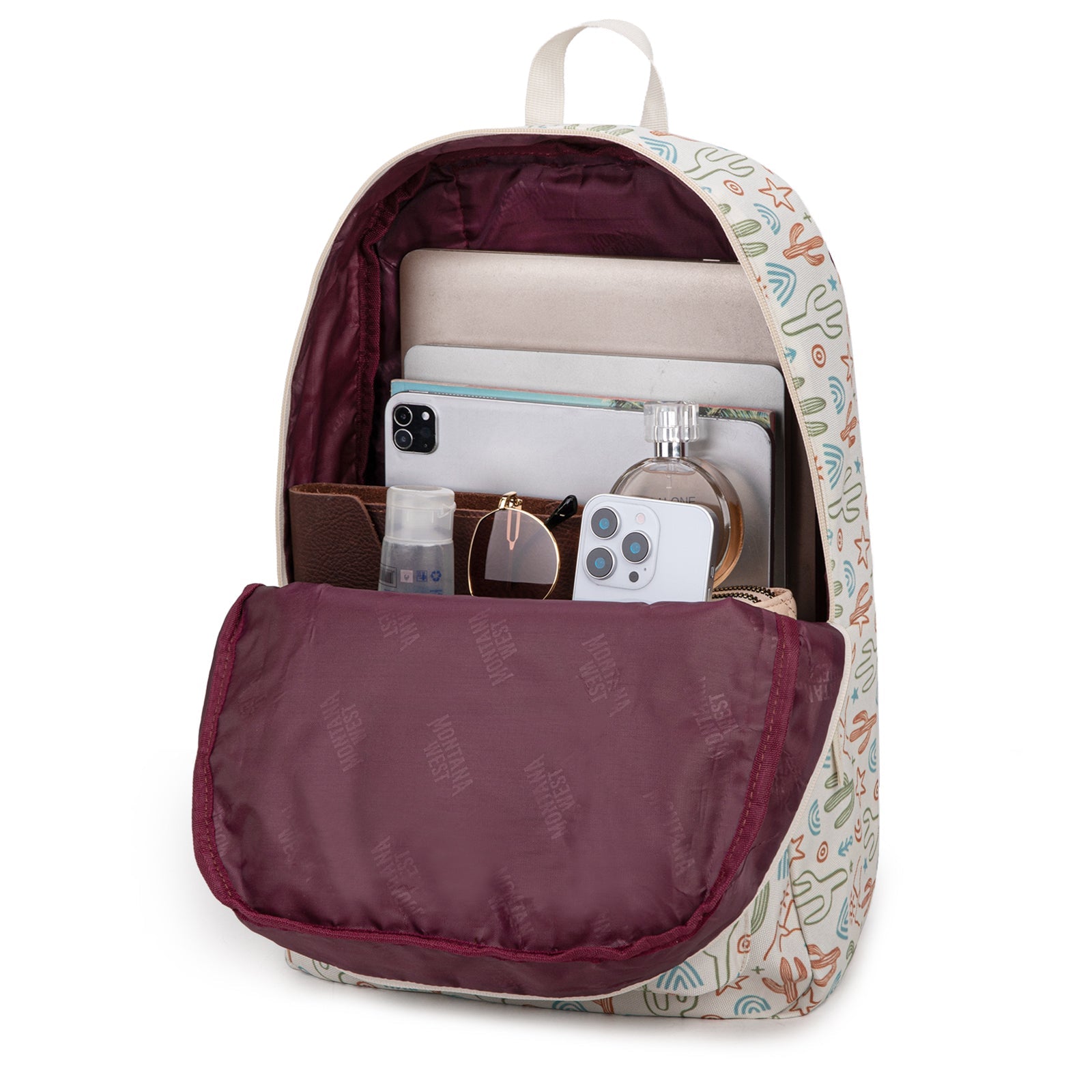 Montana West Aztec Print Backpack -2Pcs
