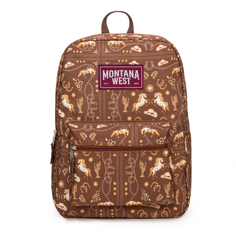 Montana West Aztec Print Backpack -2Pcs
