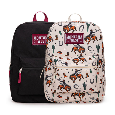 Montana West Aztec Print Backpack -2Pcs