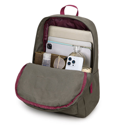 Montana West Solid Color Backpack - 2Pcs Set