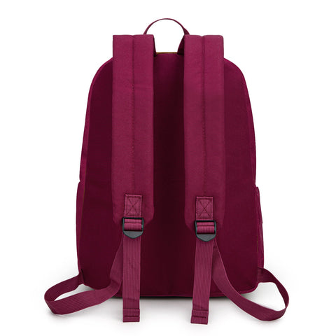 Montana West Solid Color Backpack - 2Pcs Set