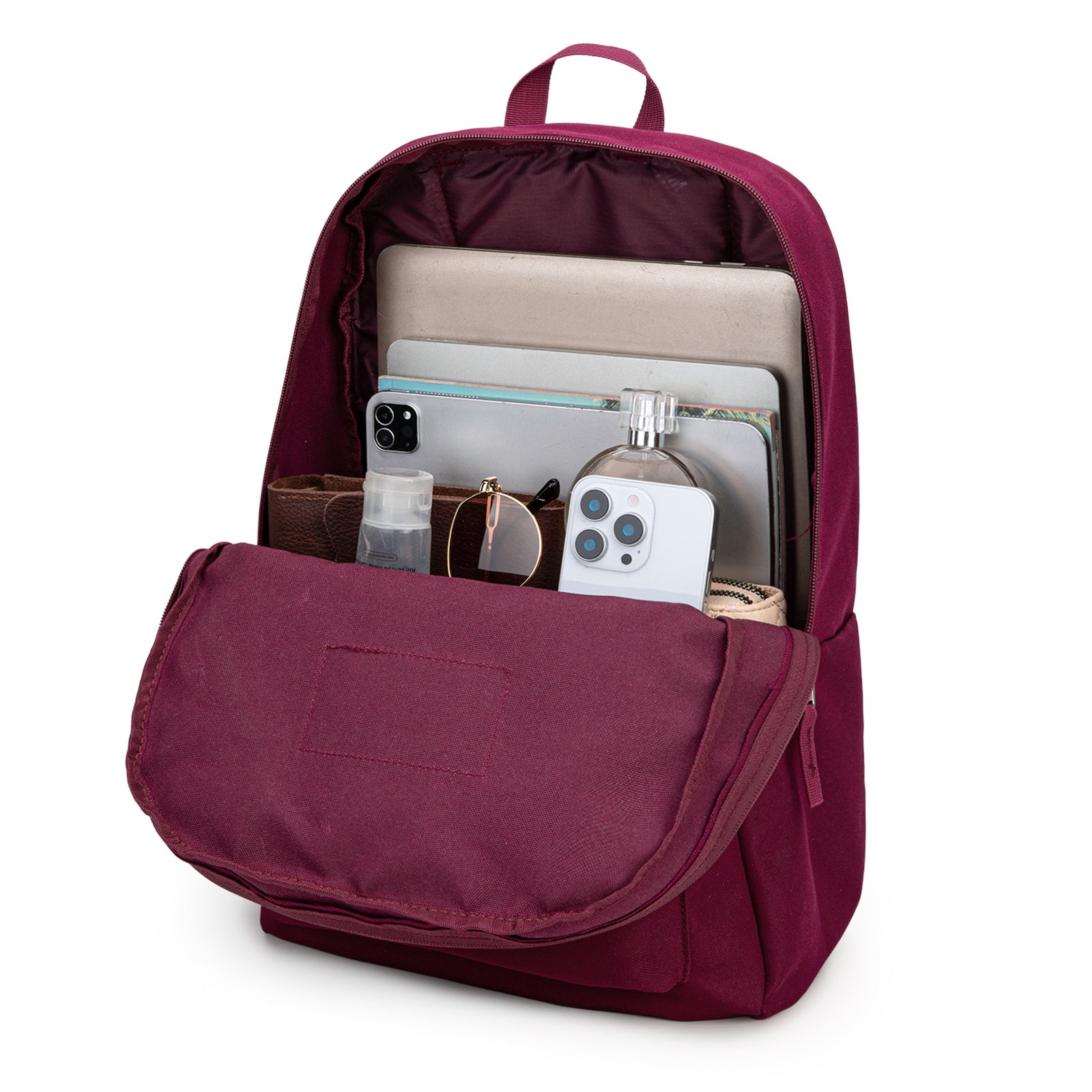 Montana West Solid Color Backpack - 2Pcs Set