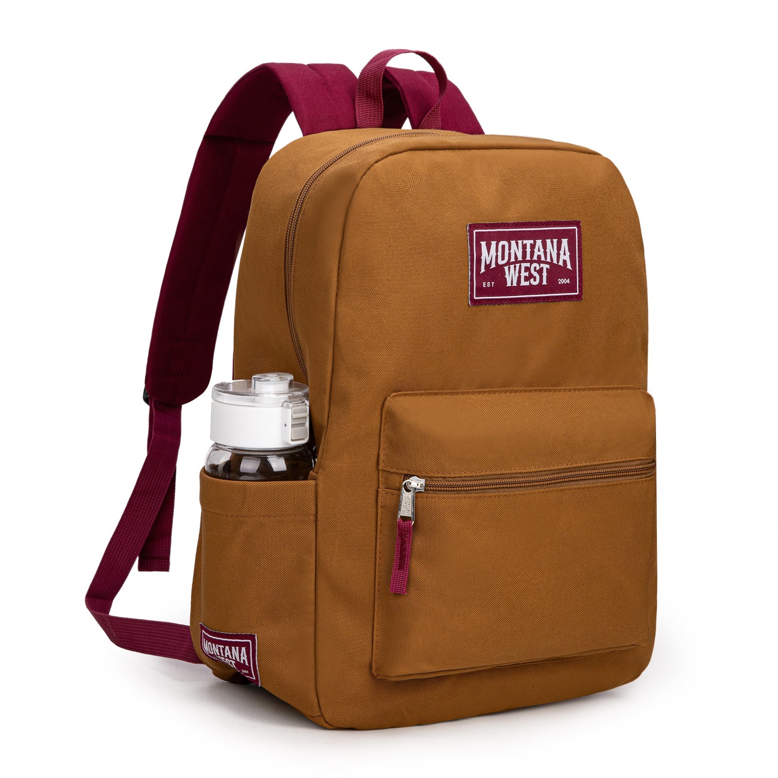 Montana West Solid Color Backpack - 2Pcs Set