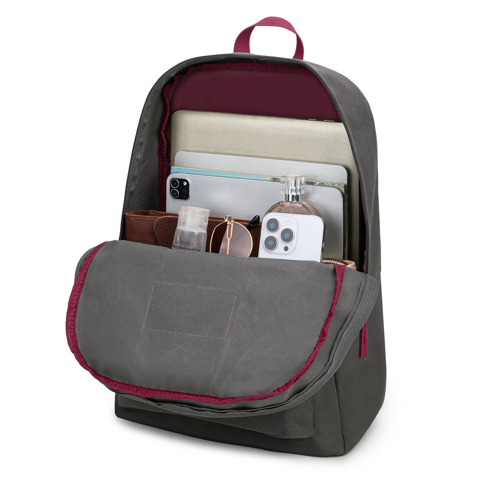 Montana West Solid Color Backpack - 2Pcs Set